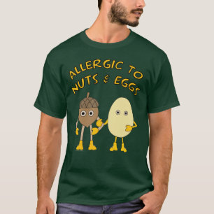Camiseta Alérgico a las nueces y huevos