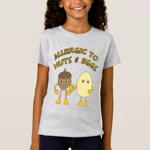 Camiseta Alérgico a las nueces y huevos