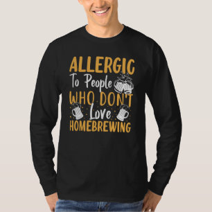 Camiseta Alergico a las personas que no aman la elaboración