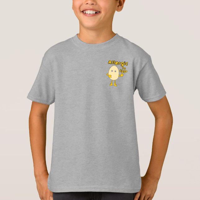 Camiseta Alérgico a los huevos (Anverso)