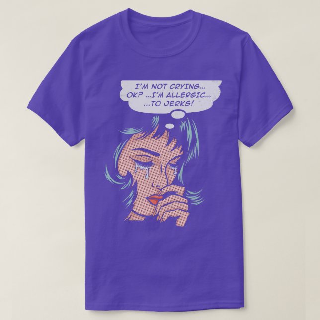 Camiseta Alérgico a los jerks (Diseño del anverso)