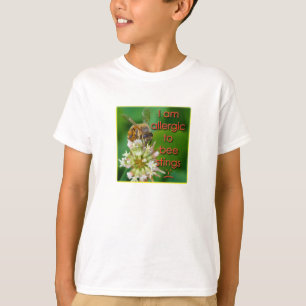 Camiseta Alérgicos a las cacerías de abejas - genial para l