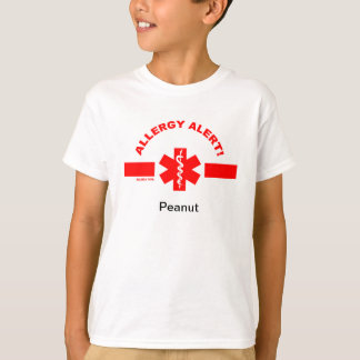 Camiseta Alerta alérgica de personalizable Niños SHIRT
