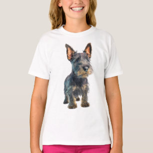 Camiseta Alerta Cachorro Desgreñado de Terriers Escoceses N