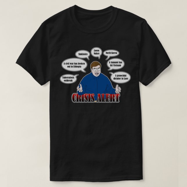 Camiseta ALERTA DE CRISIS comunitaria (Diseño del anverso)