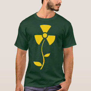 Camiseta Alerta de peligro de la naturaleza radiactiva de l