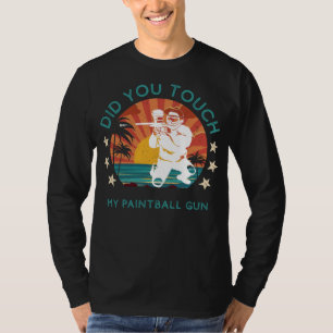 Camiseta Alerta De Prankster De Balas: ¿Tocaron Mi Pistola?
