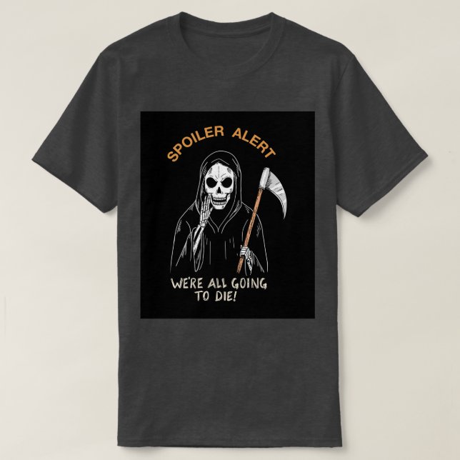 Camiseta alerta de spoiler (Diseño del anverso)