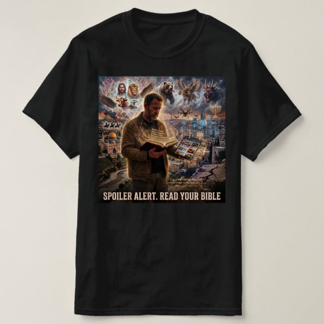 Camiseta Alerta de Spoiler (Diseño del anverso)
