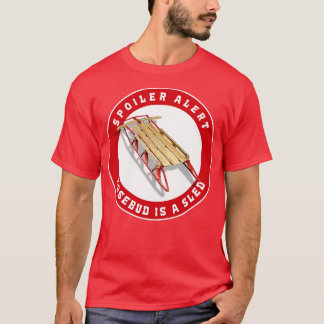 Camiseta Alerta de spoiler Rosebud es un Sled
