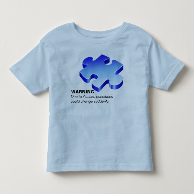 Camiseta alerta del autismo (Anverso)