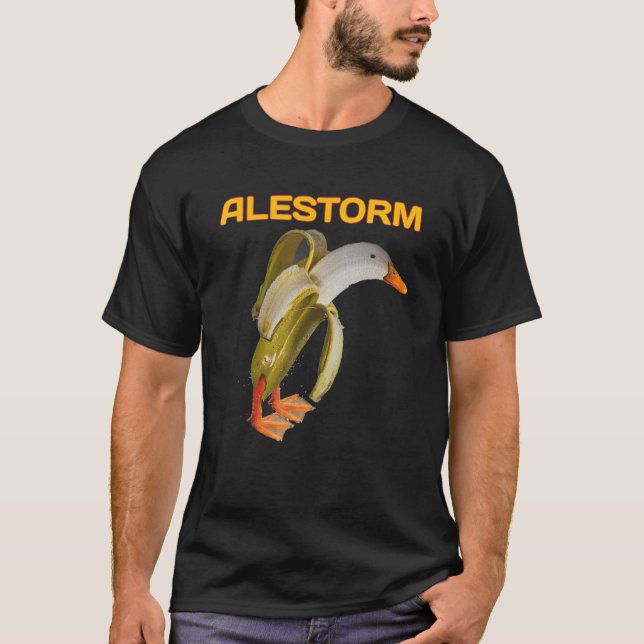 Camiseta Ales Torm Duck Con Meme De Banana Para Hombres Muj (Anverso)