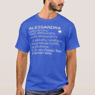 Camiseta Alessandra Nombre Alessandra Definición Alessandra