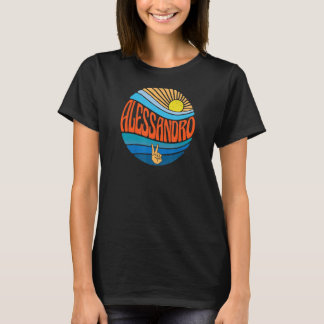 Camiseta Alessandro Vintage Sunset Alessandro Groovy Tie