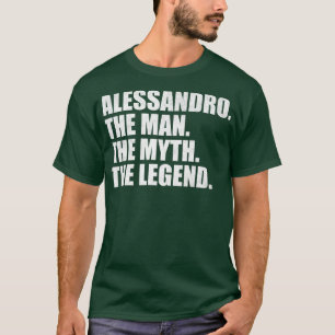 Camiseta AlessandroAlessandro Nombre Alessandro dado nombre