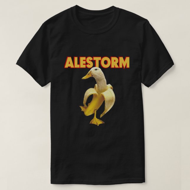 Camiseta Alestorm Funny Banana Duck (Diseño del anverso)