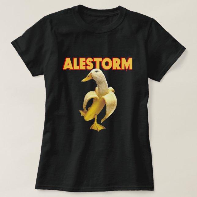Camiseta Alestorm Funny Banana Duck (Diseño del anverso)