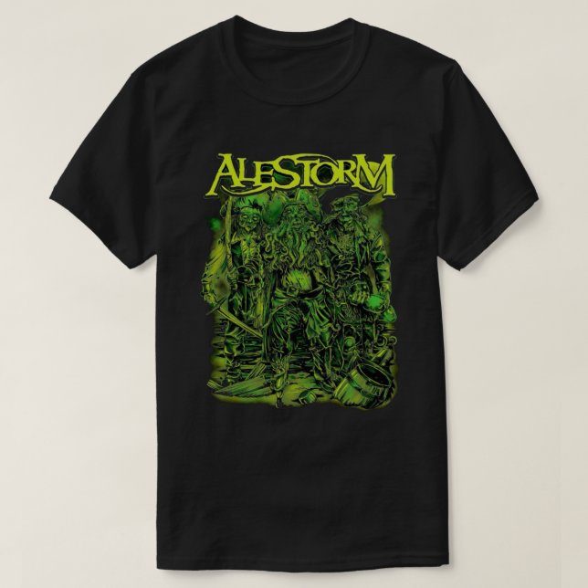 Camiseta Alestorm Nuevo Logotipo Alestorm (Diseño del anverso)