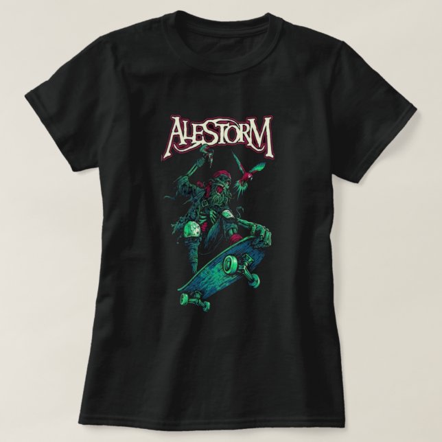 Camiseta Alestorm Nuevo Logotipo Alestorm (Diseño del anverso)