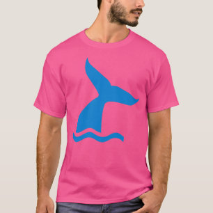 Camiseta Aleta azul de ballena