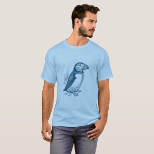 Camiseta Aleta azul oceánico