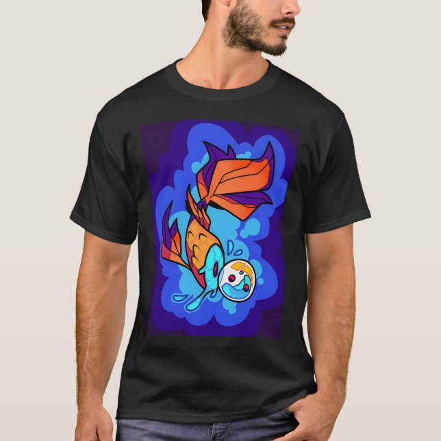 Camiseta Aleta Cósmica (Anverso)