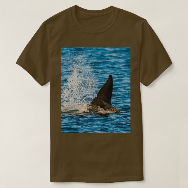 Camiseta Aleta de cola de ballena (Diseño del anverso)