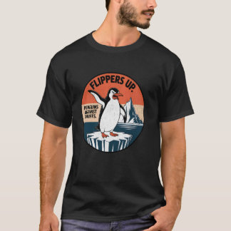 Camiseta ALETAS ARRIBA Pingüinos Contra Aranceles - Protecc