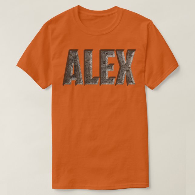 Camiseta Alex (Diseño del anverso)