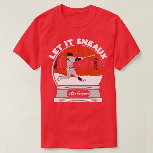 Camiseta Alex Bregman Let It Sneaux (Diseño del anverso)