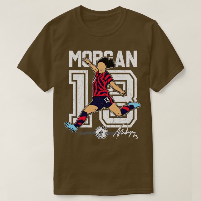 Camiseta Alex Morgan gruñido (Diseño del anverso)