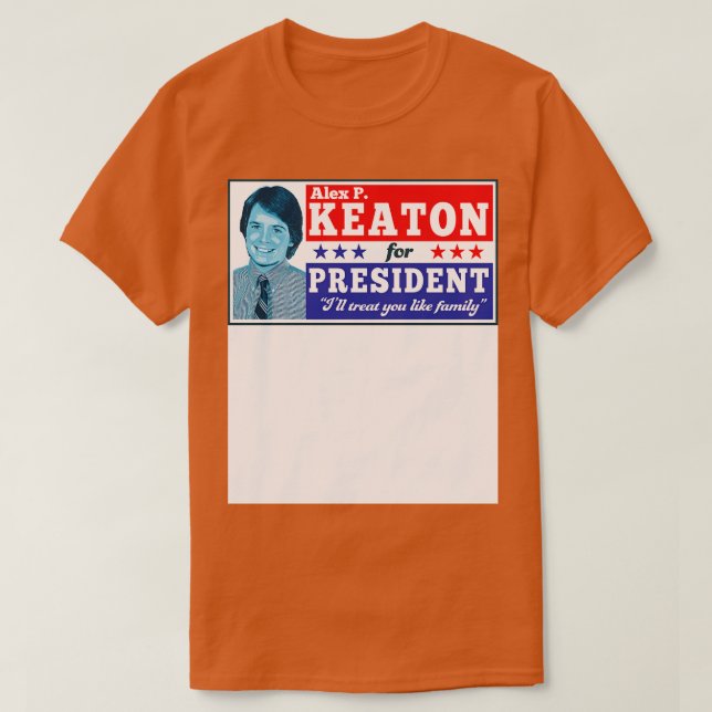 Camiseta Alex P Keaton Por 1 (Diseño del anverso)