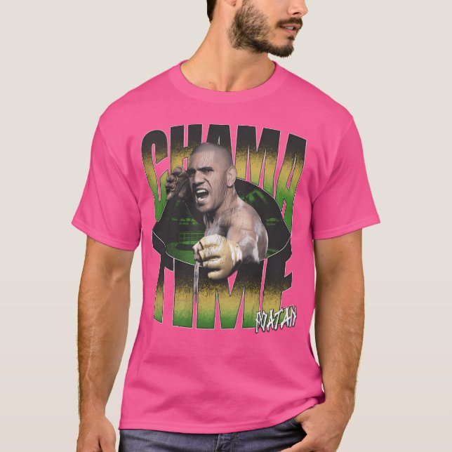 Camiseta Alex Pereira Chama Time Poatan (Anverso)