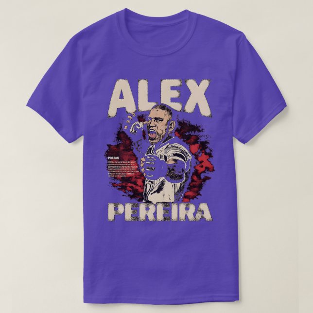 Camiseta Alex Pereira MMA TShirt (Diseño del anverso)