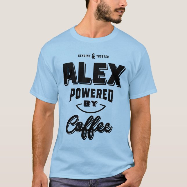 Camiseta Alex Personalized Name Birthday Gift (Anverso)