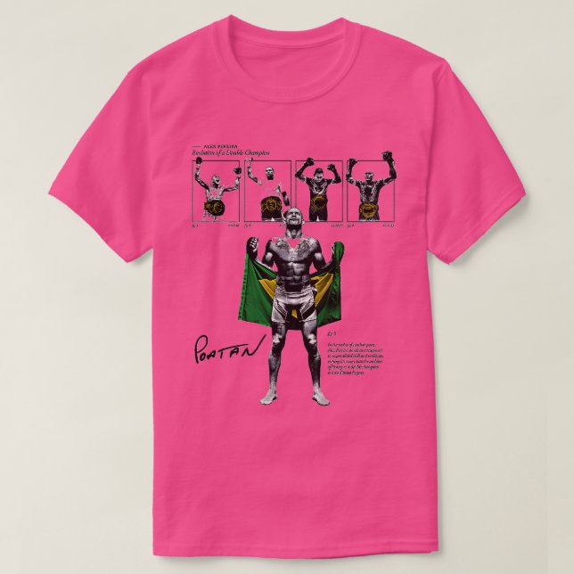 Camiseta Alex Poatan Pereira TShirt (Diseño del anverso)