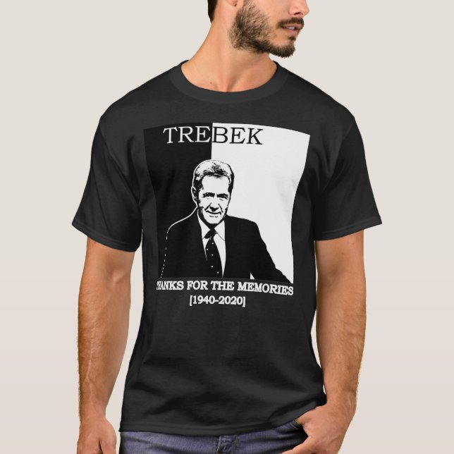 Camiseta Alex Trebek Classic T-Shirt (Anverso)