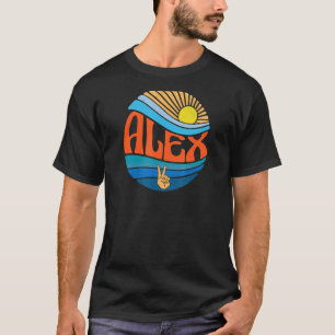Camiseta Alex Vintage Sunset Alex Groovy Tie Dye