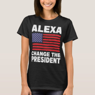 Camiseta Alexa Cambia El Humor Político Gracioso Del Presid