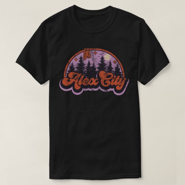 Camiseta Alexander City (ciudad de Alex), Alabama (Diseño del anverso)