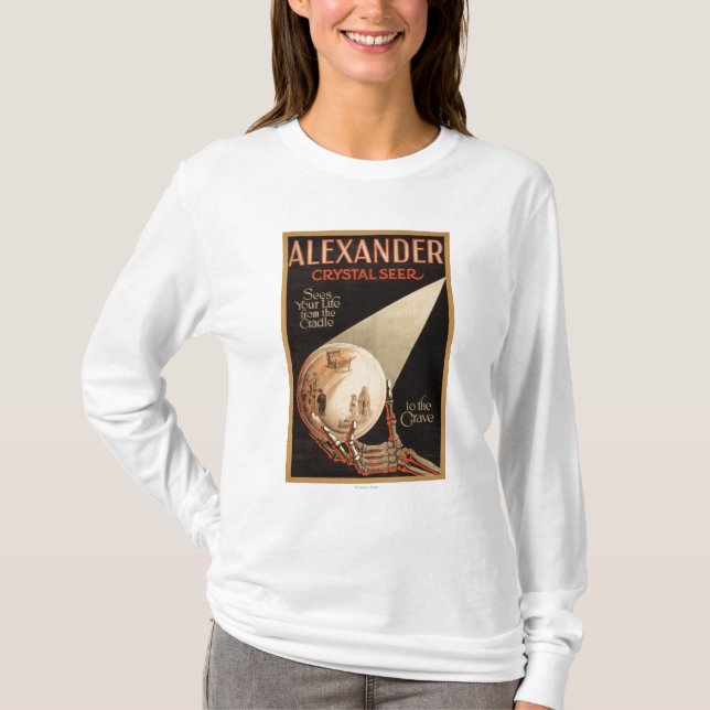Camiseta Alexander, "cuna cristalina" a la magia grave (Anverso)
