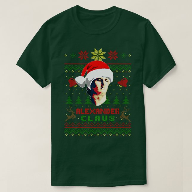 Camiseta Alexander El Gran Alejandro Claus (Diseño del anverso)