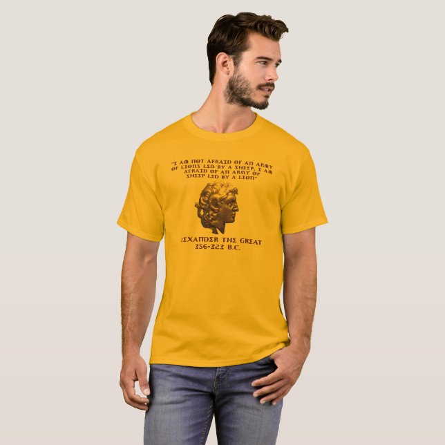 Camiseta Alexander el grande (Anverso completo)