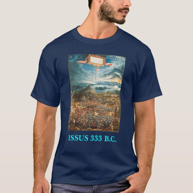 Camiseta Alexander el grande - batalla de Issus (Anverso)