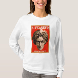 Camiseta Alexander el hombre que sabe el poster mágico
