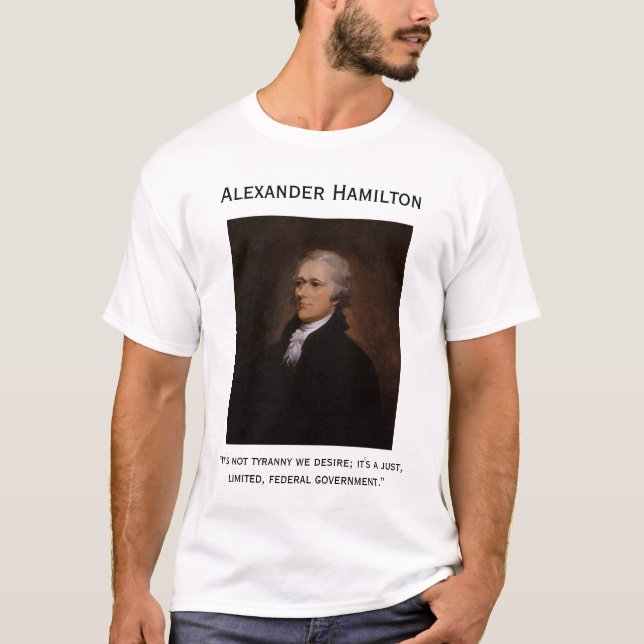 Camiseta Alexander Hamilton (Anverso)