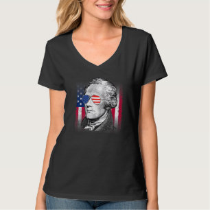 Camiseta Alexander Hamilton Bandera de los Estados Unidos P