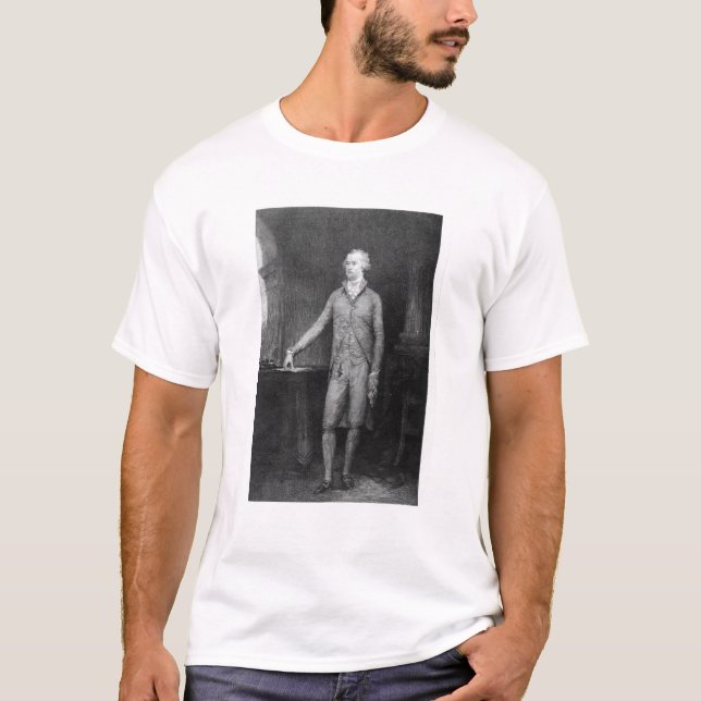 Camiseta Alexander Hamilton, después de la pintura de 1792 (Anverso)