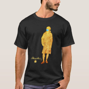 Camiseta Alexander Hamilton Face Mask Divertida Historia Mu