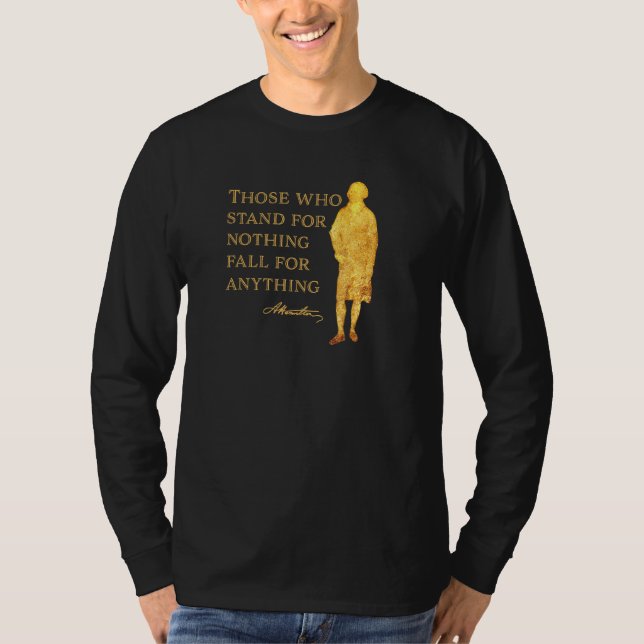 Camiseta Alexander Hamilton History Usa Costume Adolescente (Anverso)